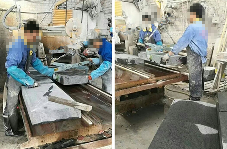 起重吊裝機(jī)與夾具配合使用吊裝石板操作現(xiàn)場(chǎng)--河北東圣吊索具制造有限公司--石材夾具|小型攪拌機(jī)|液壓堆高車|手動(dòng)叉車 提升機(jī)與夾具配合使用吊裝石板現(xiàn)場(chǎng)--河北東圣吊索具制造有限公司--石材夾具|小型攪拌機(jī)|液壓堆高車|手動(dòng)叉車