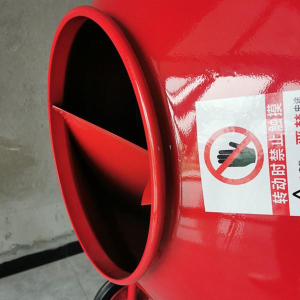 小型水泥攪拌機水泥砂漿出料，能不能倒干凈?